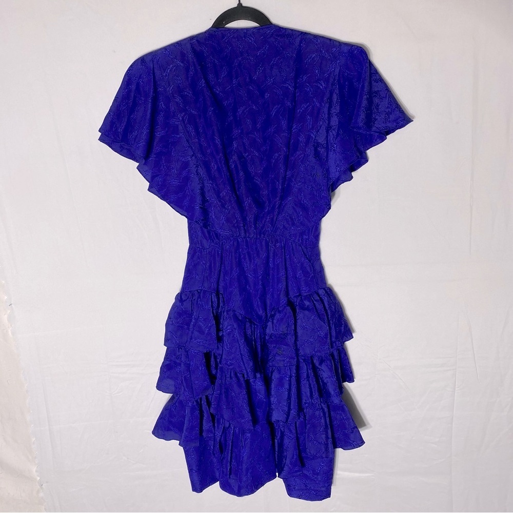 Vintage Sophisticate Purple Cocktail Dress Prom dress Mini Dress 5/6 - Picture 2 of 16